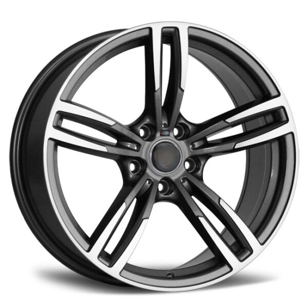 REP 725 BM SATIN BLACK 18X9 5X120 WHEEL - CNC Wheels